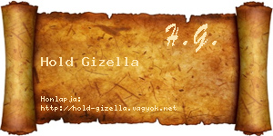 Hold Gizella névjegykártya